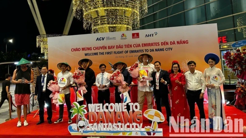 Đà Nẵng chính thức có đường bay kết nối Dubai-Đà Nẵng từ ngày 2/6. (Ảnh: ANH ĐÀO)
