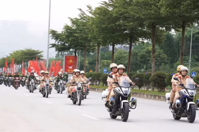 Công an tỉnh Cao Bằng ra quân bảo đảm an ninh-trật tự trên địa bàn.