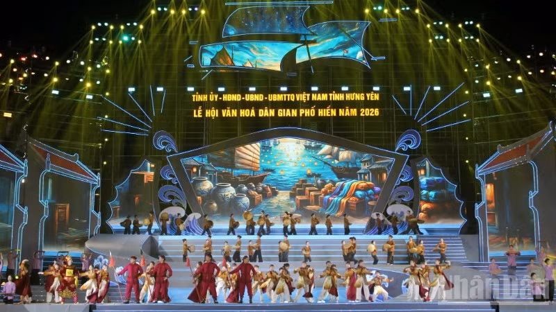 Lễ hội Văn hóa dân gian Phố Hiến được tổ chức với quy mô cấp tỉnh.