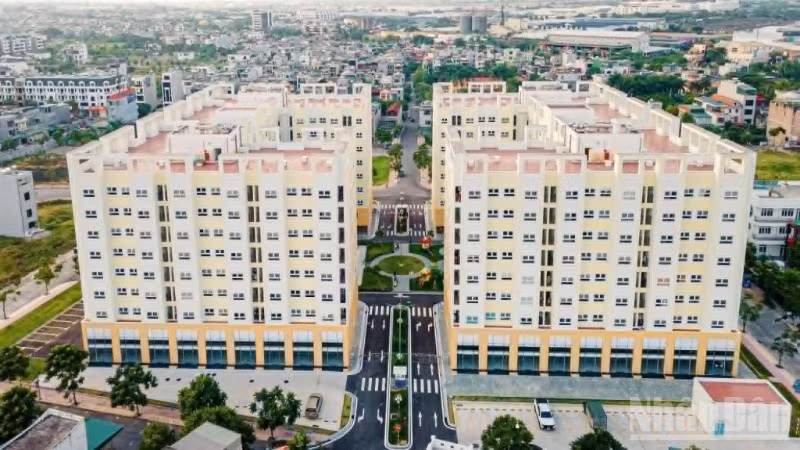 Dự án nhà ở xã hội khu C, phường Vũ Phúc (tỉnh Hưng Yên) được xem là hình mẫu tiêu biểu để người có thu nhập thấp tiếp cận.