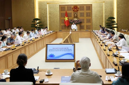 Quang cảnh hội nghị. (Ảnh: ĐỨC TUÂN)