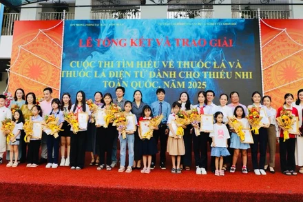 Cuộc thi tìm hiểu về tác hại của thuốc lá và thuốc lá điện tử dành cho thiếu nhi toàn quốc, năm 2025.