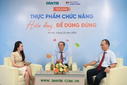 Các chuyên gia tham gia Tọa đàm trực tuyến “Thực phẩm chức năng - Hiểu đúng để dùng đúng”.