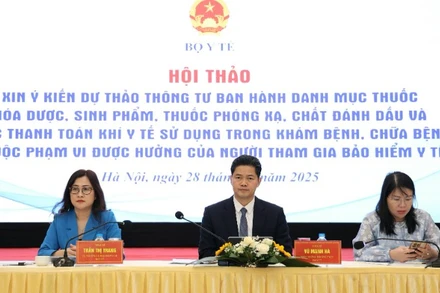 Bộ Y tế đang xây dựng dự thảo danh mục thuốc thuộc phạm vi được hưởng của người tham gia bảo hiểm y tế