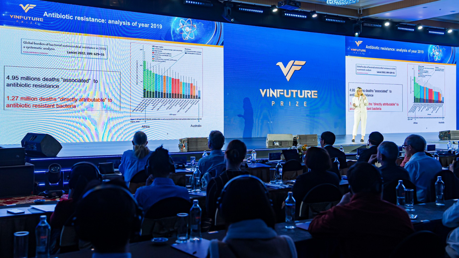 Quỹ VinFuture tổ chức Tọa đàm với chủ đề “Bước tiến trong phát hiện, chẩn đoán và điều trị bệnh” sáng 3/12.