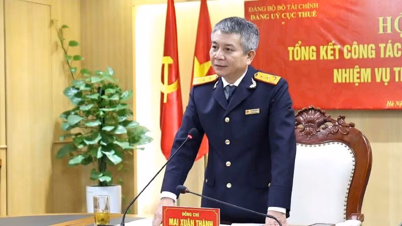 Đồng chí Mai Xuân Thành phát biểu tại hội nghị.