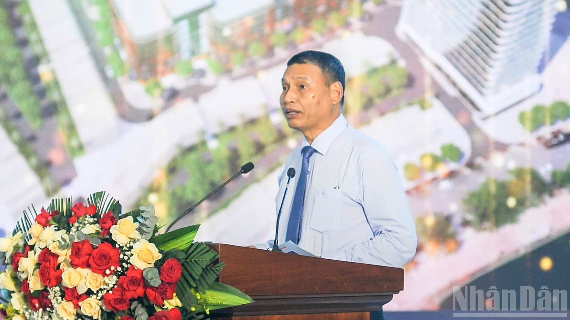 Phó Chủ tịch Thường trực Ủy ban nhân dân thành phố Đà Nẵng Hồ Kỳ Minh tại Diễn đàn Tài chính Việt Nam 2025. ndo_br_e37730d5-fe7d-4509-b064-41d3d34b9c0c.jpg