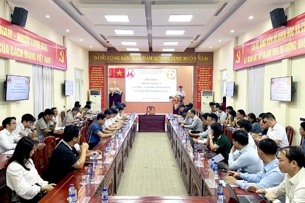 Quang cảnh hội thảo.