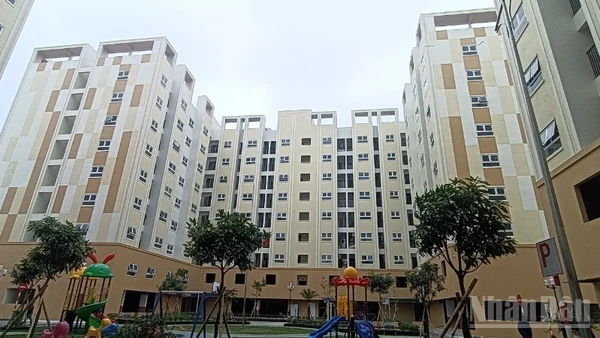 Một khu nhà ở tại phường Vũ Phúc (tỉnh Hưng Yên).