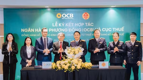 Thông qua thỏa thuận hợp tác Cục Thuế và OCB sẽ phối hợp chặt chẽ cùng triển khai các hoạt động hỗ trợ thiết thực cho cộng đồng hộ kinh doanh.