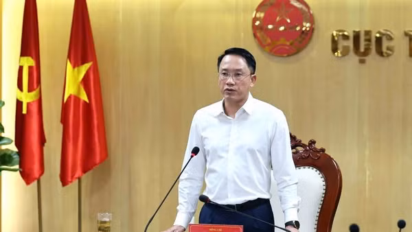 Phó Cục trưởng Mai Sơn phát biểu chỉ đạo tại cuộc họp.