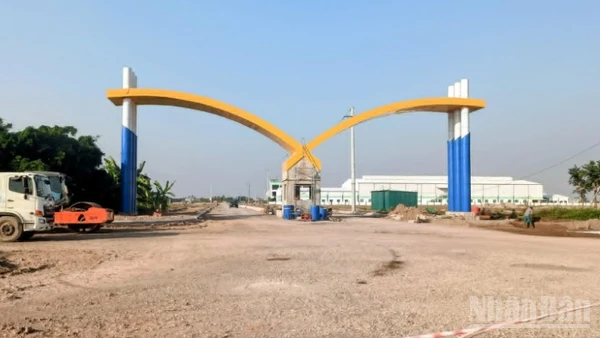 Cụm công nghiệp Bình Minh (xã Kiến Xương, tỉnh Hưng Yên), nơi Phạm Hữu Quang phát trực tiếp video có nội dung sai sự thật ngày 4/11/2025.