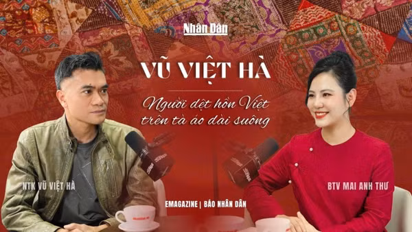 Vũ Việt Hà: Người dệt hồn Việt trên tà áo dài suông