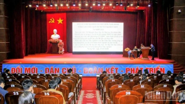 Quang cảnh lớp tập huấn.