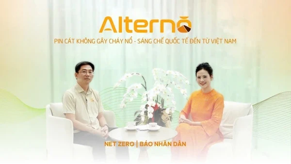 Alterno - Pin cát không gây cháy nổ: Sáng kiến quốc tế đến từ Việt Nam
