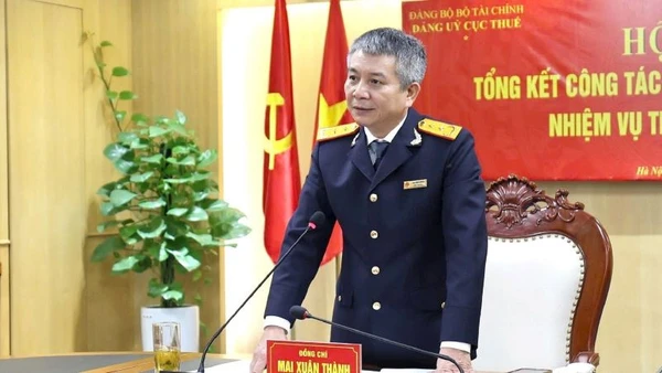 Đồng chí Mai Xuân Thành phát biểu tại hội nghị.