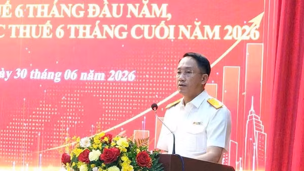 Phó Cục trưởng Cục Thuế Mai Sơn phát biểu chỉ đạo.