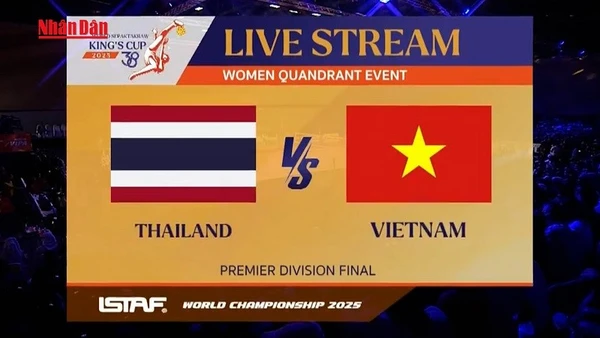 [Video] Tuyển nữ cầu mây Việt Nam lần thứ ba vô địch thế giới nội dung 4 người