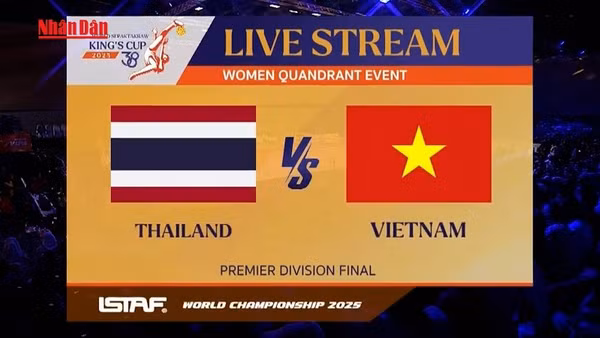 [Video] Tuyển nữ cầu mây Việt Nam lần thứ ba vô địch thế giới nội dung 4 người