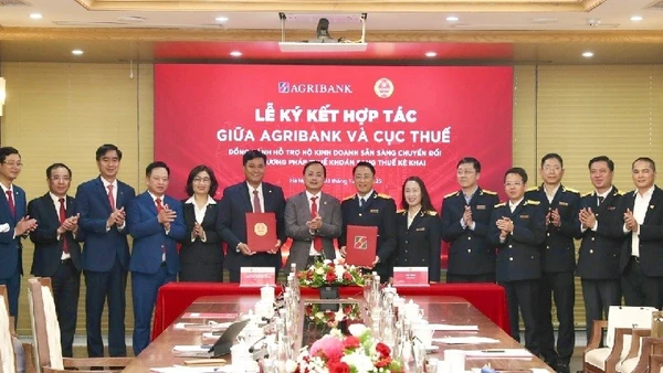 Thỏa thuận hợp tác là sự thống nhất về mục tiêu, trách nhiệm và tầm nhìn chiến lược giữa Agribank và ngành thuế trong hiện đại hóa tài chính quốc gia.