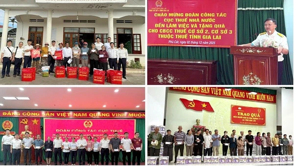 Ngành Thuế đã thấu hiểu và chia sẻ với những mất mát mà người dân phải hứng chịu do thiên tai thông qua hoạt động quyên góp, hỗ trợ bà con vùng bão lũ