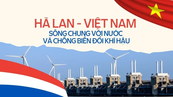 Việt Nam - Hà Lan: Bài học từ việc sống chung với nước và chống biến đổi khí hậu