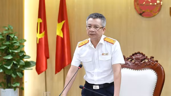 Cục trưởng Mai Xuân Thành phát biểu chỉ đạo tại hội nghị. (Ảnh: Cục Thuế)