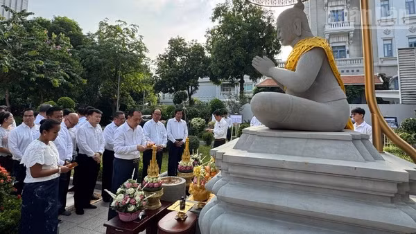 Bộ Thông tin Campuchia chủ trì các hoạt động ý nghĩa nhằm kỷ niệm Ngày Tự do báo chí thế giới lần thứ 33. (Ảnh: ĐINH TRƯỜNG)