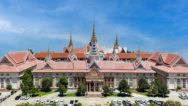 Trụ sở Bộ Ngoại giao và Hợp tác Quốc tế Campuchia tại thủ đô Phnom Penh. (Ảnh: Bộ Ngoại giao và Hợp tác Quốc tế Campuchia)