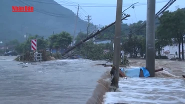 [Video] Mưa lũ ở Trung Quốc khiến 2 người thiệt mạng, hàng nghìn người phải sơ tán