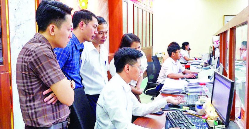 Cơ sở vật chất, trang thiết bị Trung tâm Phục vụ hành chính công phường Sông Công, tỉnh Thái Nguyên được lắp đặt đồng bộ, liên thông, sẵn sàng hoạt động thông suốt từ ngày 1/7.