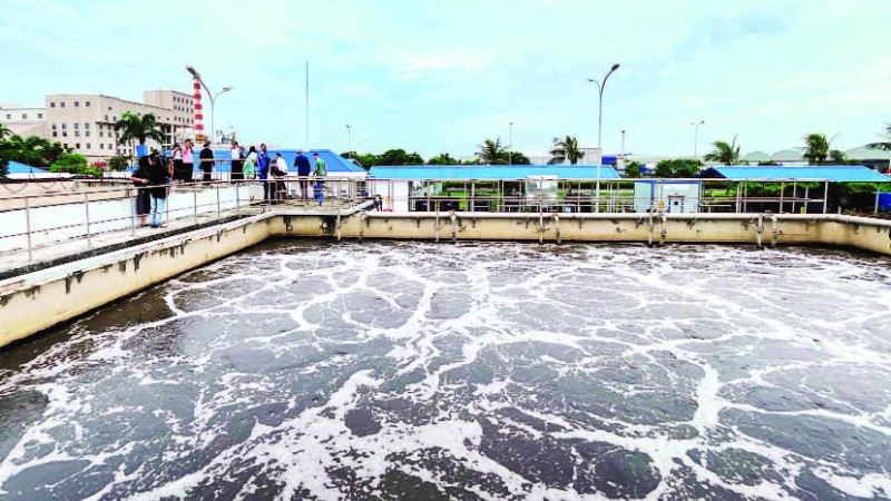 Nhà máy xử lý nước thải của Khu công nghiệp DEEP C (Hải Phòng ).