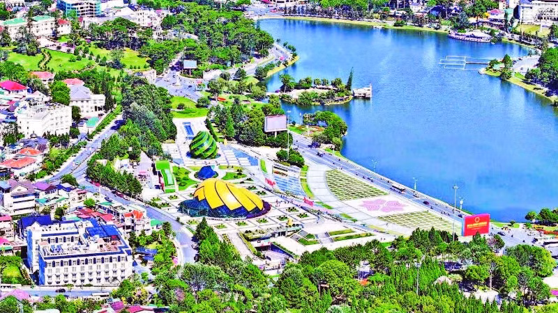 Khu vực trung tâm Lâm Đồng ngàn hoa.