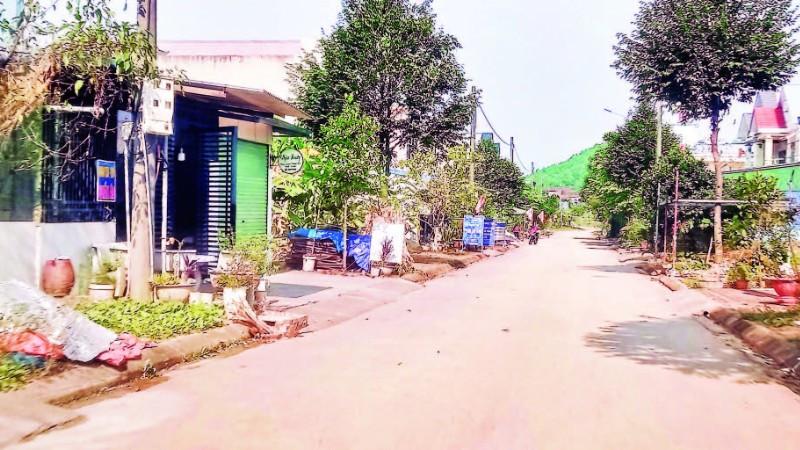 Khu tái định cư Dự án Khai thác chế biến khoáng sản Núi Pháo tại xã An Khánh.