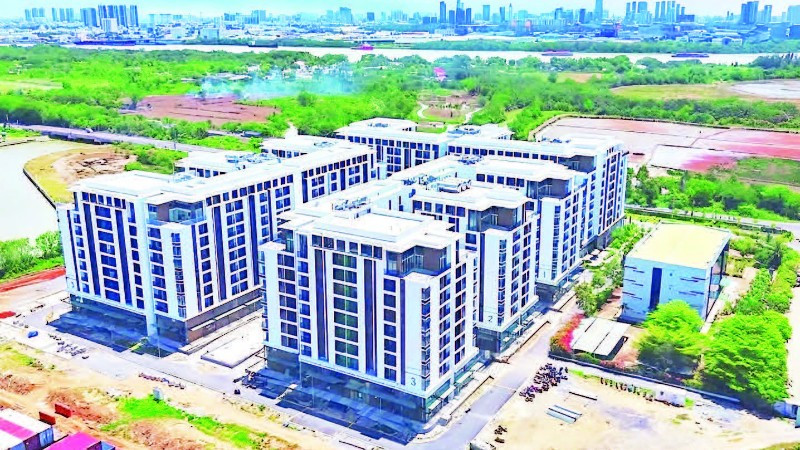 Một Dự án Nhà ở xã hội tại Thành phố Hồ Chí Minh. (Ảnh ĐỨC MINH)