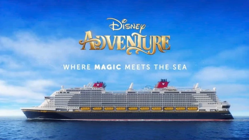 Du thuyền Disney Adventure chính thức khai thác hành trình tại Đông Nam Á