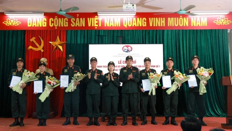 Thành lập Chi bộ Đảng cho Đơn vị Cảnh sát gìn giữ hòa bình Liên hợp quốc số 1