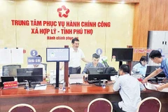 Trung tâm Phục vụ hành chính công xã được đầu tư trang bị đầy đủ máy móc, thiết bị để phục vụ người dân, doanh nghiệp.