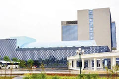Toàn cảnh Trường đại học Luật Hà Nội cơ sở tại Bắc Ninh.