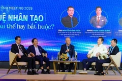 Đại diện các doanh nghiệp, chuyên gia trao đổi về nhu cầu sử dụng AI tại doanh nghiệp.