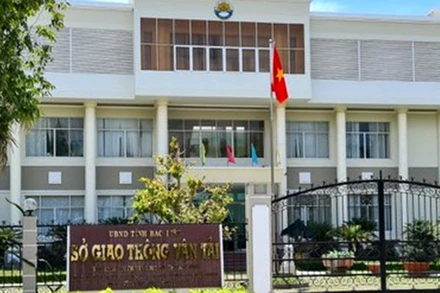 Trụ sở Sở GTVT Bạc Liêu - nơi hai lãnh đạo chủ chốt đơn vị này tổ chức ăn nhậu trong giờ làm việc, bị đề nghị kỷ luật.