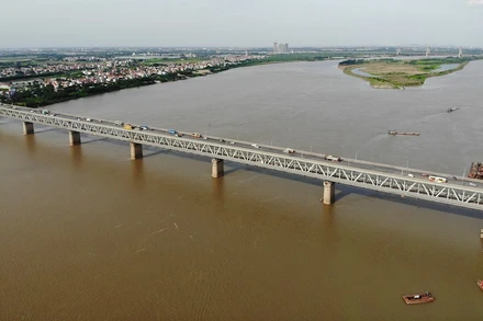 Từ ngày 6-8, tầng 2 cầu Thăng Long sẽ cấm các phương tiện lưu thông để sửa chữa.