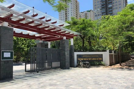 Trường THCS, THPT Lương Thế Vinh (Hà Nội) (Ảnh minh họa: THÙY LINH)