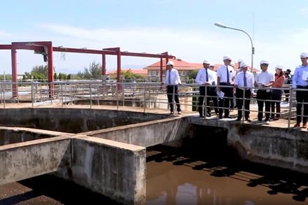 Nhà máy xử lý nước thải Rạch Bà.