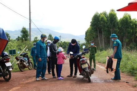 Trạm chốt chặn xã Hải Yang - Đắk Đoa, Gia Lai.