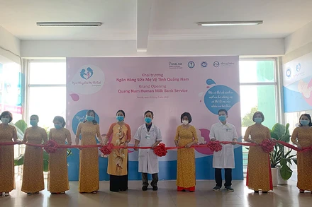 Khai trương Ngân hàng Sữa mẹ vệ tinh Quảng Nam.