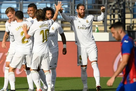Real Madrid đang thẳng tiến đến ngôi vô địch La Liga. (Ảnh: Real Madrid)