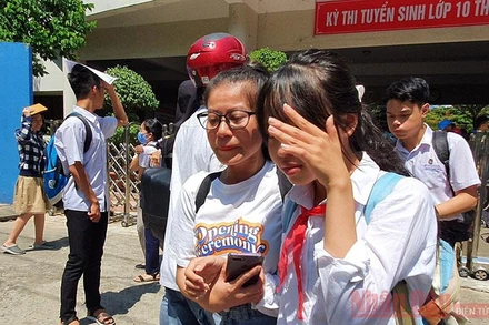 Thời tiết nắng nóng trong ba ngày diễn ra kỳ thi