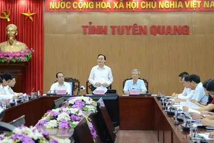 Quang cảnh buổi làm việc.