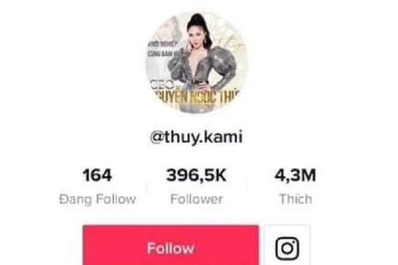 Tài khoản TikTok có tên thuy.kami.